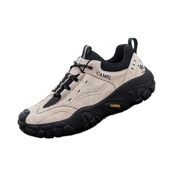 Camel men's shoes 2025 autumn and winter new soft sole comfortable men's casual sports shoes low-top outdoor mountaineering hiking shoes