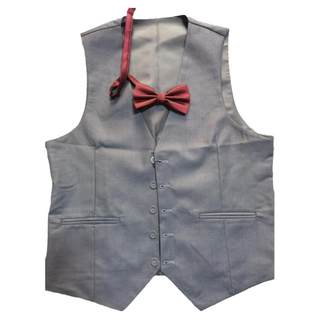 伴郎服兄弟装团男夏季西装马甲白衬衫三件套礼服婚礼新郎套装大码