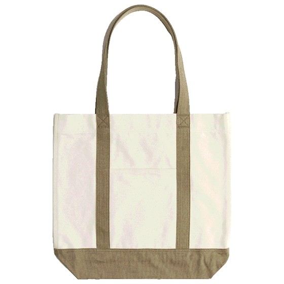 HM Men's Bag 2025 Summer New Simple Casual Canvas Shopping Bag 1216591