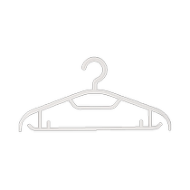 Japanese House Story Clothes Hanger Seamless Home Clothes Drying Support Anti-Shoulder Angle Sliding Clothes Drying Support Wide Shoulder Storage Clothes Drying Support