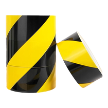 Warning tape PVC red and white zebra crossing warning landmark stickers black and yellow warning tape area division and marking tape