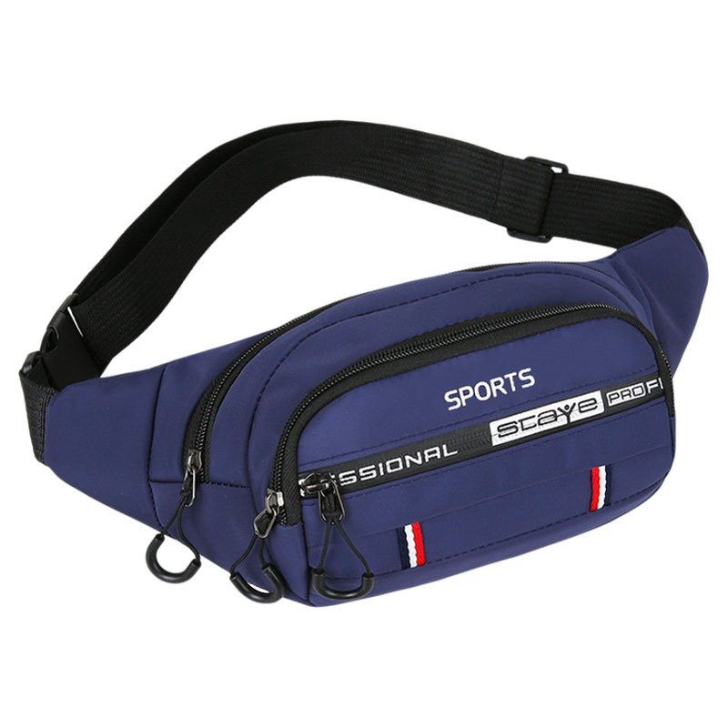Waterproof and wear-resistant nylon cloth large-capacity waist bag