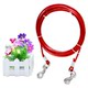 Small dog double hook lengthened anti-bite dog leash