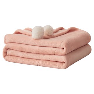 罗莱家纺秋冬沙发毯加厚保暖毛毯办公室午睡毯子空调毯法兰绒毯