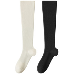 ຄວາມດັນ calf socks ຂອງແມ່ຍິງດູໃບໄມ້ລົ່ນແລະລະດູຫນາວ stockings ພາກຮຽນ spring ແລະດູໃບໄມ້ລົ່ນຂາບາງ jk mid-calf socks ສີຂາວສູງ stockings ສີດໍາ socks