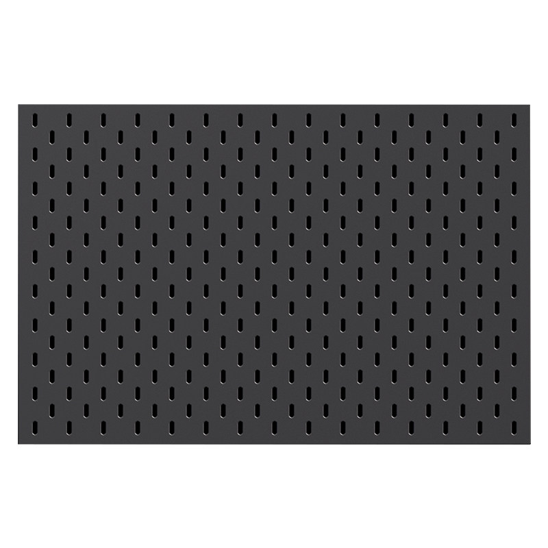 Metal perforated board custom IKEA shelf accessories porch polished iron stainless steel aviation aluminum storage wall hanging board