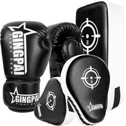 Children's Boxing Gloves Professional Set for Boys and Girls, Martial Arts Gloves for Parent-Child Training Equipment