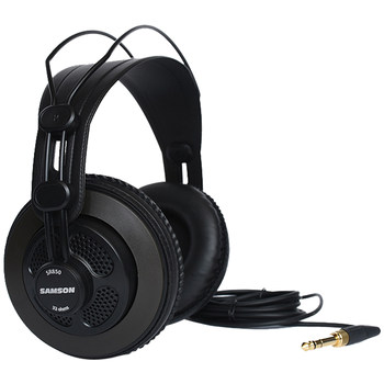 Samson SR850 semi-closed professional recording mobile phone and computer head-mounted monitoring headphones for karaoke and chicken eating