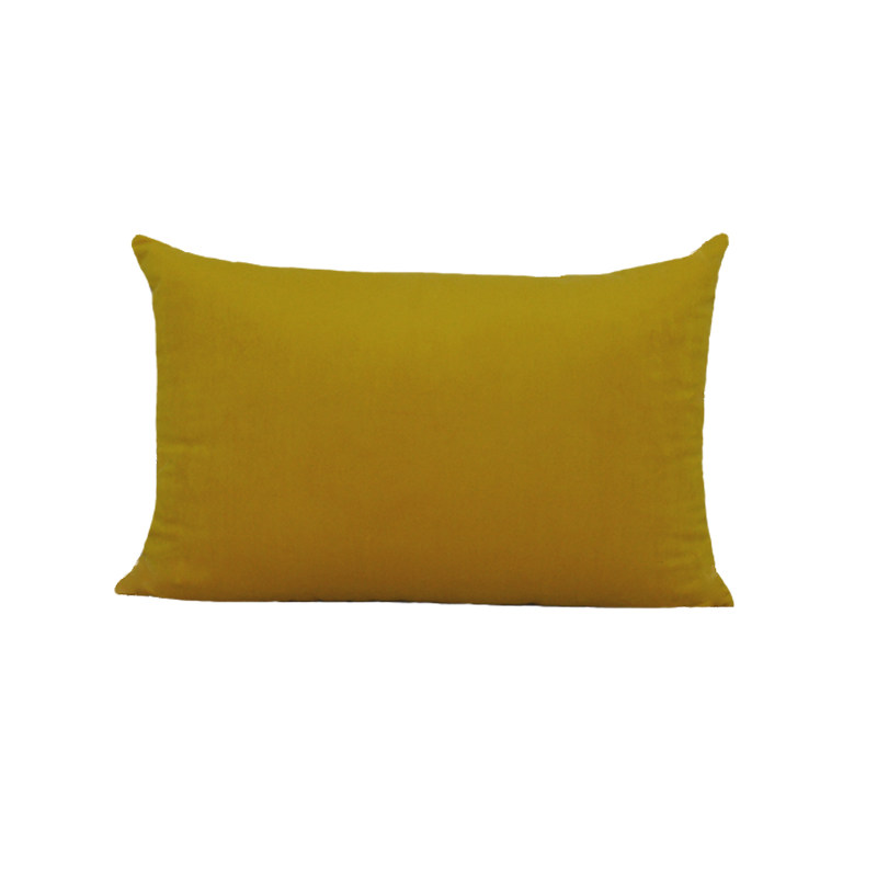 Solid color velvet rectangular pillow strip customized