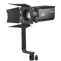 Godox S30 S60Bi cold and warm dual color temperature spotlight LED fill light indoor and outdoor focusable light control photography light 60W projection live broadcast hair light still life photography portable studio light