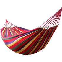 Hammock outdoor single and double anti-rollover thickened canvas college student dormitory indoor home swing adult chair