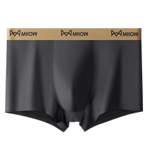 Catman mens underwear pure cotton 2024 new summer boys boxer briefs antibacterial breathable mens boxer shorts