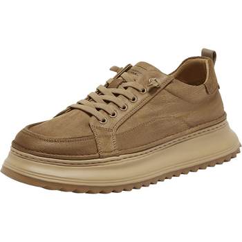 Bestu 2025 new autumn fashionable cowhide workwear sneakers sports thick-soled men's casual shoes l3390cm5