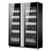 Disinfection cabinet commercial double-door vertical large-capacity hot air stainless steel hotel kitchen catering restaurant disinfection cupboard