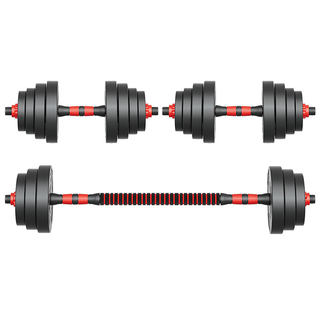 哑铃男士健身家用杠铃器材宿舍亚玲一对可调节重量二合一哑铃套装