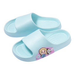 Disney Children's Demon Sandals Girls Spring and Autumn Anti -Schilled Summer Summer Summer Little Girl Princess Esha Child Slipper
