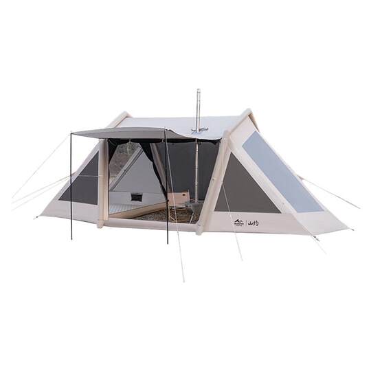 Shanyue 2025 nueva tienda inflable de túnel de dos dormitorios y una sala de estar