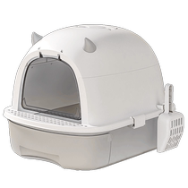 Extra-large cat litter box fully enclosed cat litter box anti-splash and odor-proof kitten litter box cat supplies