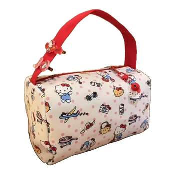 New cartoon makeup bag makeup wash portable travel portable storage bag large capacity cute three-dimensional handbag