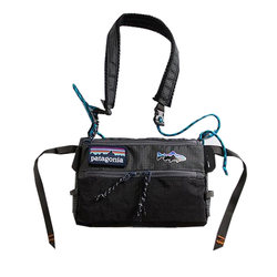 Bata's new contrasting enlighten bag men's sports leisure fishing bag fashion personality women's messenger bag mobile shoulder bag