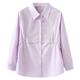 Cuixiu plus size women's fake two piece shirt 2025 new style