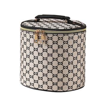 Large capacity portable and portable makeup bag