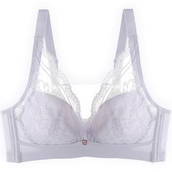Aidai comfortable steel ring-free class a antibacterial cup bra