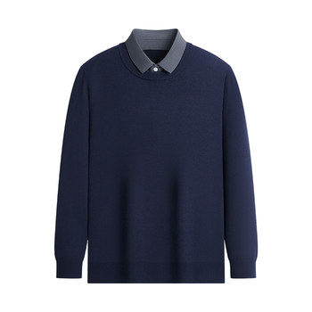 Shanshan men's fake two piece sweater