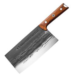 Chuidahuang Forged Kitchen Knife Set for Home Use, Slicing Knife, Traditional Hammer-Patterned Sharp Knife for Cutting Vegetables and Chopping Bones