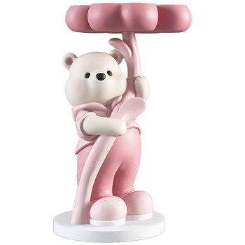 Four-leaf clover bear coffee table decorations light luxury move into new home