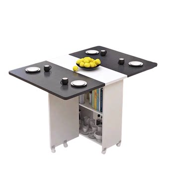 Simple round folding dining table for small apartment