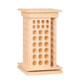 125 grid essential oil bottling display rack smooth rotary cabinet storage desktop finishing box solid wood large capacity