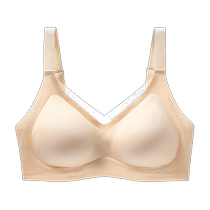 Fentons new womens underwear glossy seamless comfortable push-up bra sexy and breathable wire-free side breast bra