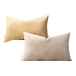 High-End Light-Colored Sofa Cushion Cover for Living Room, Light Luxury with a Sense of Sophistication, Lumbar Pillow Without Insert, Bay Window Backrest Pillow