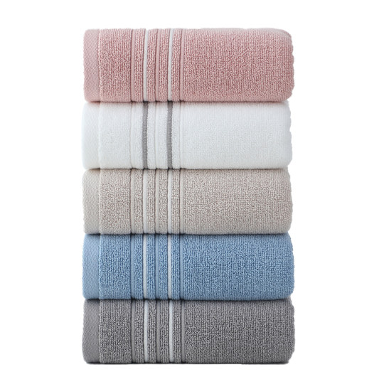 金号7A抗菌毛巾纯棉家用100%棉洗脸洗澡面巾男女吸水高端不易掉毛