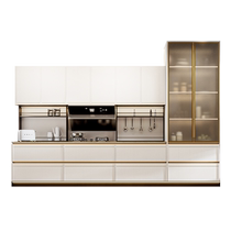 Full House Full House Custom Overall Kitchen Cabinet Quartz Stone Table Island Terrace Open Kitchen Design Set