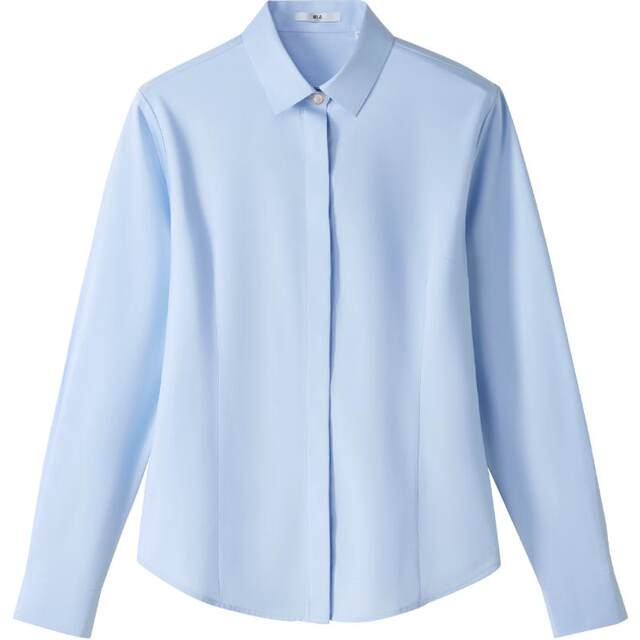 Heilan House mulberry silk long-sleeved formal shirt for women