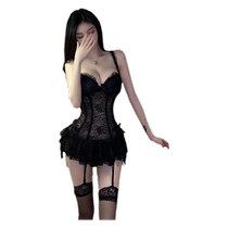 Sexy bed wardrobes pyjamas with small breasts for fun qqny lover lingerie ladiesteasing and hanging band dress lovers fun