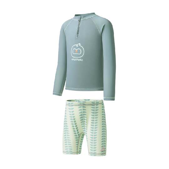 KK Tree Baby Split Long Sleeve Sun Protection Children's Swimsuit