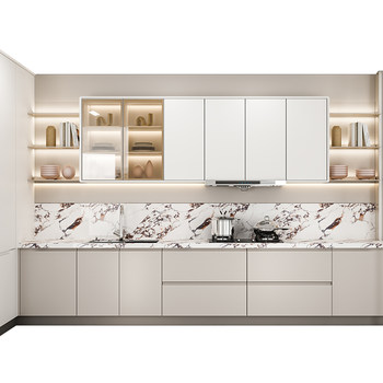 Oppein 304 stainless steel cabinets custom cabinets kitchen kitchen cabinets integrated cabinets quartz stone countertops stove cabinets