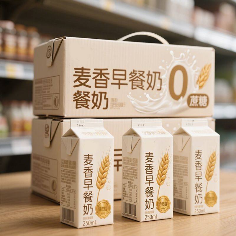 🌟早餐必备:新日期麦香牛奶百利包🌟-调制乳风味奶-淘宝好物网