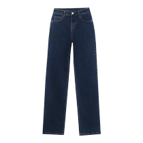 Jeans for women 2024 new hot style autumn and winter high-waisted narrow version slim nine-point petite plus velvet straight cigarette pants