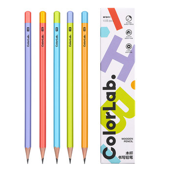 Morning light pencil hb special for primary school students, high-looking school supplies for first and second grade students, card pens, positive posture calligraphy pencils, kindergarten beginners, eye protection 2b pencils, lead-free poison