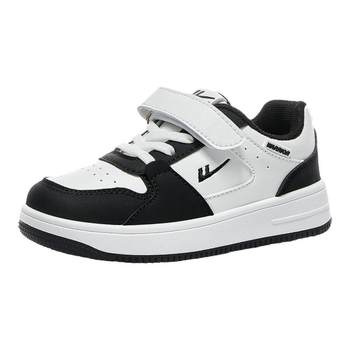 Pull back children's sneakers, casual shoes for boys and girls