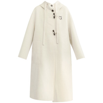 【现货】易碎商店·冬日記 70羊毛牛角扣双面呢大衣长款毛呢外套