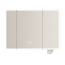 Gujia Home Smart Surround Light Beauty Bathroom Mirror Cabinet Bathroom Wall-Mounted Mirror Wall-Mounted Storage Integrated Cabinet