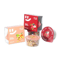 Light Food Beast Nutritious Breakfast Fruit Yogurt Oatmeal 50g*8 bowls convenient ready-to-eat meal replacement afternoon tea for lazy people
