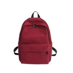 Japanese schoolbag Mild girl ancient feelings solid color pairs bag nylon waterproof campus student ins ultrafire backpack