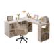 Desk, bookcase and workbench