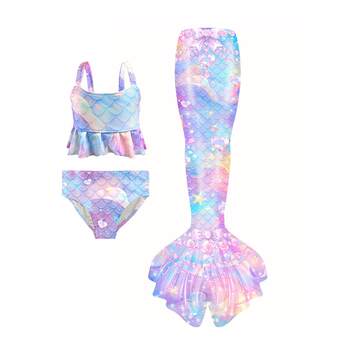 2026 ເດັກຍິງໃໝ່ mermaid tail bikini
